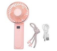 NONDK Ventilador de Mano, Ventilador PortáTil de 2400 MAh Mini con Banco de EnergíA, 6 Velocidades Ajustables, PequeñO Ventilador Personal, Plegable