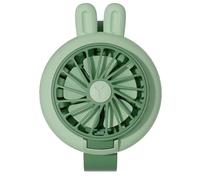 NONDK Ventilador de Pulsera 300mAh Mini Pulsera para Niños Multifunción Portátil con Ventilador Modelo de Reloj con Luz de Respiración, Verde
