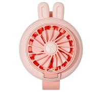 NONDK Ventilador de Pulsera 300mAh Mini Pulsera para Niños Multifunción Portátil con Ventilador Modelo de Reloj con Luz de Respiración, Rosa