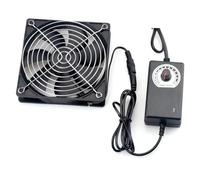 NONDK Ventilador de Refrigeración de 120 mm y 2700 RPM con Controlador, 12 cm, 12 V, BTC, para Chasis de Máquina, Estación de Trabajo, Gabinete, Radiador, Servidor, Enchufe de la UE.