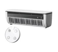 NONDK Ventilador Enfriador de Aire de Pared, Mini Aire Acondicionado Sin Aspas de Enfriamiento Rápido, Ventiladores Eléctricos Inalámbricos Silenciosos con Control Remoto B