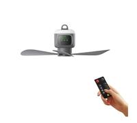 NONDK Ventilador Portátil de Batería de 12000mAh, Ventilador Circulador de Aire para Tiendas de Campaña, Ventilador de Enfriamiento para Acampar con Alta Capacidad.