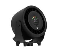 NONDK Ventilador Portátil USB con 3 Modos, Batería de 3600mAh, Ventilador de Nebulización, Ventilador de Mesa Pequeño para Cocina y Hogar, Negro.