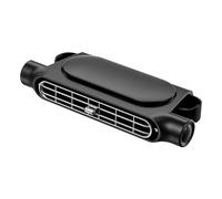 NONDK Ventiladores Eléctricos de Coche para Asiento Trasero Pasajero,Reposacabezas Portátil, Ventilador de Coche para Asiento Trasero con Regulación de Velocidades para SUV Negro
