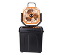 NONDK Ventiladores Nebulizadores Portátiles con Tanque de Agua de 6 L, Recargables de 20 000 MAh, para Exteriores, con Control Remoto y Luz LED Ajustable.