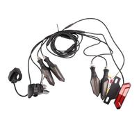 NONDK Versión Personalizada de Bricolaje Bicicleta EléCtrica 24V/36V/48V Faros Delanteros Traseros Luz de Freno Luz de Freno Ebike Kits de ConversióN,B
