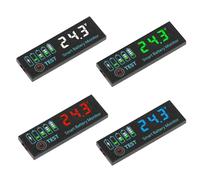 NONDK Voltímetro de CC de 7-55 V Compatible con Baterías de Ácido/Iones de Litio, Indicador LED de Alta Definición, Pantalla de Potencia de Voltímetro 3S-12S