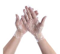 NONE Guantes Desechables Guantes de Plástico Guantes de Servicio de Alimentos Guantes Transparentes Transparentes para Cocinar Manipulación de Alimentos 400Pcs / Paquete