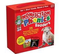 Nonfiction Phonics Readers: 25 Motivating Decodable Books That Reinforce Key Reading Skills: Short Vowels, Blends & More