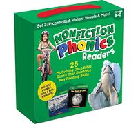Nonfiction Phonics Readers Set: R-Controlled Vowels, Variant Vowels & More; Grades K-2: 25 Motivating Decodable Books That Reinforce Key Reading Skills