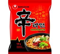 Nong Shim Shin Ramyun - Sopa de fideos picante, 120g, 1 unidad