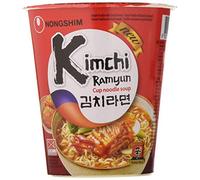 NONGSHIM Bol de fideos instantáneos, Kimchi Ramen 75g - Lot de 12