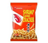 Nongshim Galletas de camarones, paquete de 4, peso neto total 10.56 onzas