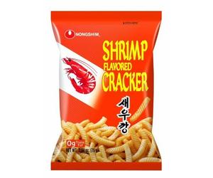 Nongshim Galletas de camarones, paquete de 4, peso neto total 10.56 onzas