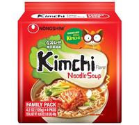 Nongshim Gourmet Kimchi Instant Ramen - Lote de 16 fideos ricos de kimchi para salsas con kimchi, mezcla de sopa Ramyun premium apta para microondas