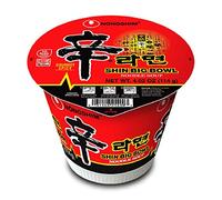 Nongshim Shin Big Bowl Noodle Soup, Gourmet Spicy, 4 Ounce (Pack of 12)