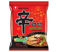Nongshim Shin Noodle Ramyun Gourmet picante, 4.5 oz paquetes, 12 unidades