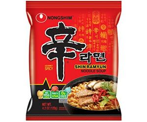 Nongshim Sopa de fideos instantáneos Shin Ramyun picante 120 g