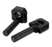 NONGYU 1 par de reposapiés plegables para motocicleta, estribera de aluminio, fácil instalación, superficie antideslizante, reposapiés de aluminio