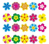 NONGYU 500 calcomanías de flores brillantes de 25 mm para álbumes de recortes, diario, cuaderno, embalaje, sello de afirmación positiva
