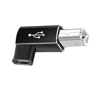 NONGYU Adaptador USB a USB C hembra a macho cuadrado USB convertidor de transferencia de datos tipo C a adaptador USB para portátiles