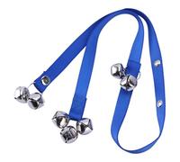 NONGYU Campanas ajustables para puerta de perro para mascotas, entrenamiento de comportamiento, corrección de comportamiento, herramienta hecha de nailon, juguete de cuerda para perro con ventosa