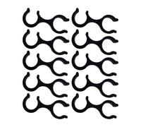 NONGYU Conectores de doble polo con figuras 8 para bastones de trekking que garantizan estabilidad y comodidad para excursionistas, clip compacto