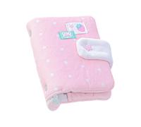 NONGYU Cuaderno de felpa con temática de lunares, cuaderno estético, cuaderno de recortes, diario para escritura diaria y planificación, bloc de notas elegante