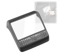 NONGYU Cubierta protectora eficaz adecuada para la ventilación trasera de los coches. Cuenta con un diseño de vidrio endurecido para una cubierta de ventilación trasera superior. Pieza decorativa