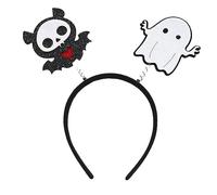 NONGYU Diadema de fiesta de Halloween para adultos y niños, disfraz temático del día de la muerte, accesorio de festival, diadema de cabeza de calabaza, accesorio de fiesta, accesorio para el cabello