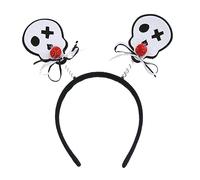 NONGYU Diadema de fiesta de Halloween para adultos y niños, disfraz temático del día de la muerte, accesorio de festival, diadema de cabeza de calabaza, accesorio de fiesta, accesorio para el cabello