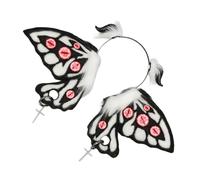 NONGYU Diadema de orejas de animal para mujeres y niñas, personaje de anime, diadema de orejas de diablo, juego de rol, accesorios decorativos, disfraz de Halloween