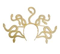 NONGYU Diadema de resina para disfraz de Halloween, corona de serpiente, aro para cosplay, mascarada, diadema, serpiente, medusas para mujer