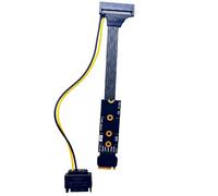 NONGYU El cable convertidor NVME a U.2 mejora el blindaje flexible e integrado de 15 pines para un funcionamiento óptimo del adaptador PCIe