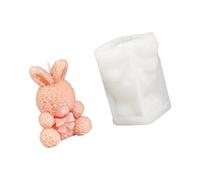 NONGYU Elegante silicona con temática de rosas para hacer conejos y proyectos de manualidades en forma de oso para regalo de silicona