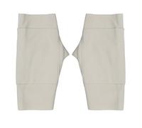 NONGYU Elegantes guantes unisex sin dedos en varios colores para accesorios de moda, uso diario, cómodos guantes de mezcla de poliéster, beige, Without pocket