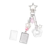 NONGYU Encantadora cadena para teléfono móvil con diseño de estrella y flor para añadir un toque de arte a tus accesorios