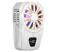 NONGYU Enfriadores portátiles semiconductores para teléfonos móviles, clip trasero, enfriamiento rápido con pantalla LED y luces coloridas, apto para enfriadores de juegos y juegos
