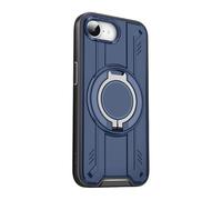 NONGYU Funda para teléfono 16E con soporte giratorio integrado, soporte de anillos giratorios, a prueba de golpes, funda para teléfono, soporte de anillos, color azul oscuro