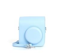 NONGYU Funda protectora de piel sintética para cámara Mini12 Instants con correas extraíbles, Blue