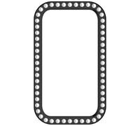 NONGYU Funda protectora para reloj, protector de marco, funda para dispositivo portátil, uso general, fijación rápida para reloj inteligente 10/9/8, a prueba de polvo