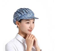 NONGYU Gorro de cocina moderno que protege el cabello de la grasa y es adecuado para mujeres, sombrero de trabajo de cocina, diseño floral, sombrero de cocina para hombres, h, Talla única