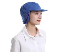 NONGYU Hairnet Chefs Headgear Hair from Falling Into Food, Unisex Cooks Stay Clean Chefs Cap for Adult/Kids Colorful Floral Bonnet Hair Falling Adjustable Elastic for Adult, azul, Mesh top hat