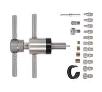 NONGYU Herramienta de extracción de cojinetes de bicicleta de agarre ergonómico para bicicletas, casetes de cuerpo, carracas de estrella para desmontaje eficiente de cojinetes, herramienta de