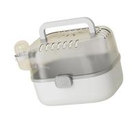 NONGYU Jaula de viaje para mascotas pequeñas, transportador portátil para hámster con ventilación y cierre seguro para transportadores transpirables