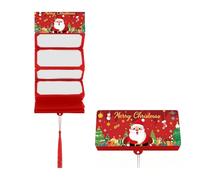 NONGYU Juego de sobres para dinero en efectivo, solución de almacenamiento de papel con temática navideña