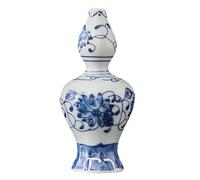 NONGYU Macetero vintage de porcelana azul y blanco, jarrón para decoración de mesa, maceta de cerámica