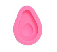 NONGYU Molde de silicona para adornos de aguacate estéreo, molde de resina epoxi, molde para colgantes, adecuado para