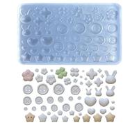 NONGYU Molde de silicona para botones, molde único de resina epoxi, herramienta para hacer joyas para entusiastas