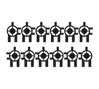 NONGYU Múltiples paquetes de mantenimiento de instalaciones, 12 unidades, dispensador resistente, accesorio de ajuste portátil, resistente al óxido, armario de toallas de papel